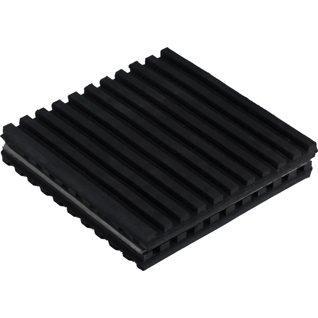 ANDRE HVAC ANDRE HVAC Ribbed Rubber-Steel-Rubber Anti-Vibration Pads